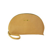 簡(jiǎn)約牛皮紙新款純色手提化妝包 時(shí)尚方形化妝箱 帆布化妝包